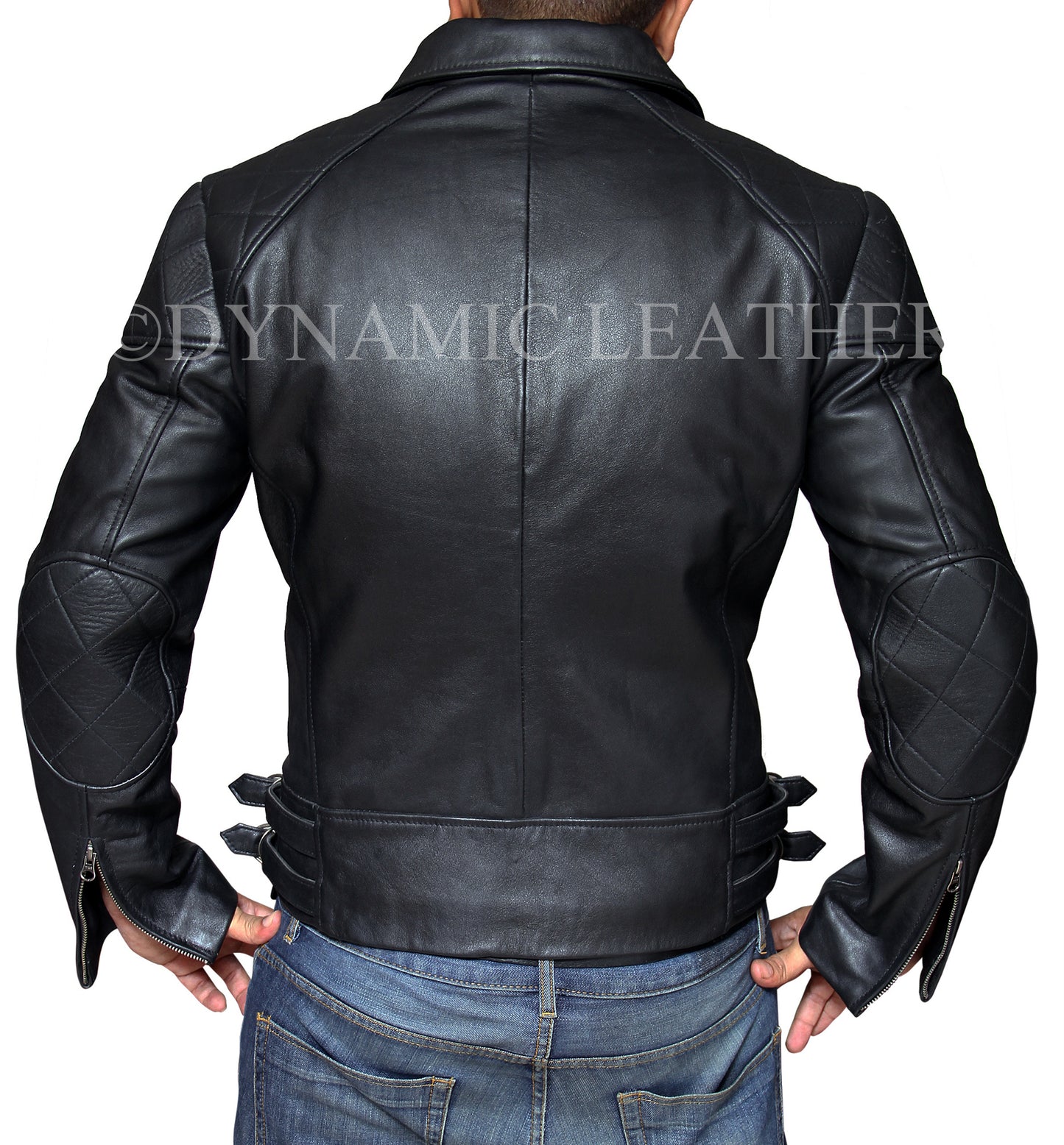 New Men's Terminator Mandarin Collar Style Black Winter Hooded Genuine Real Leather Jacket Majestic Leather