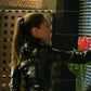Women Biker - Smallville Wrath Lana Lang Leather Jacket S07 Ep7 — side profile | Majestic Leather UK