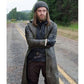 Tom Payne Walking Dead Trench Coat | Majestic Leather — front view | Majestic Leather UK