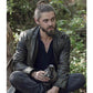 Tom Payne Walking Dead Trench Coat | Majestic Leather — side profile | Majestic Leather UK