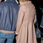 Taylor Swift Brown Frock Coat — interior lining | Majestic Leather UK