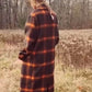Taylor Swift Evermore Wool Coat — collar detail | Majestic Leather UK