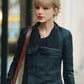 Women Biker - Taylor Swift Street Fashion Leather Jacket — front view | Majestic Leather UK
