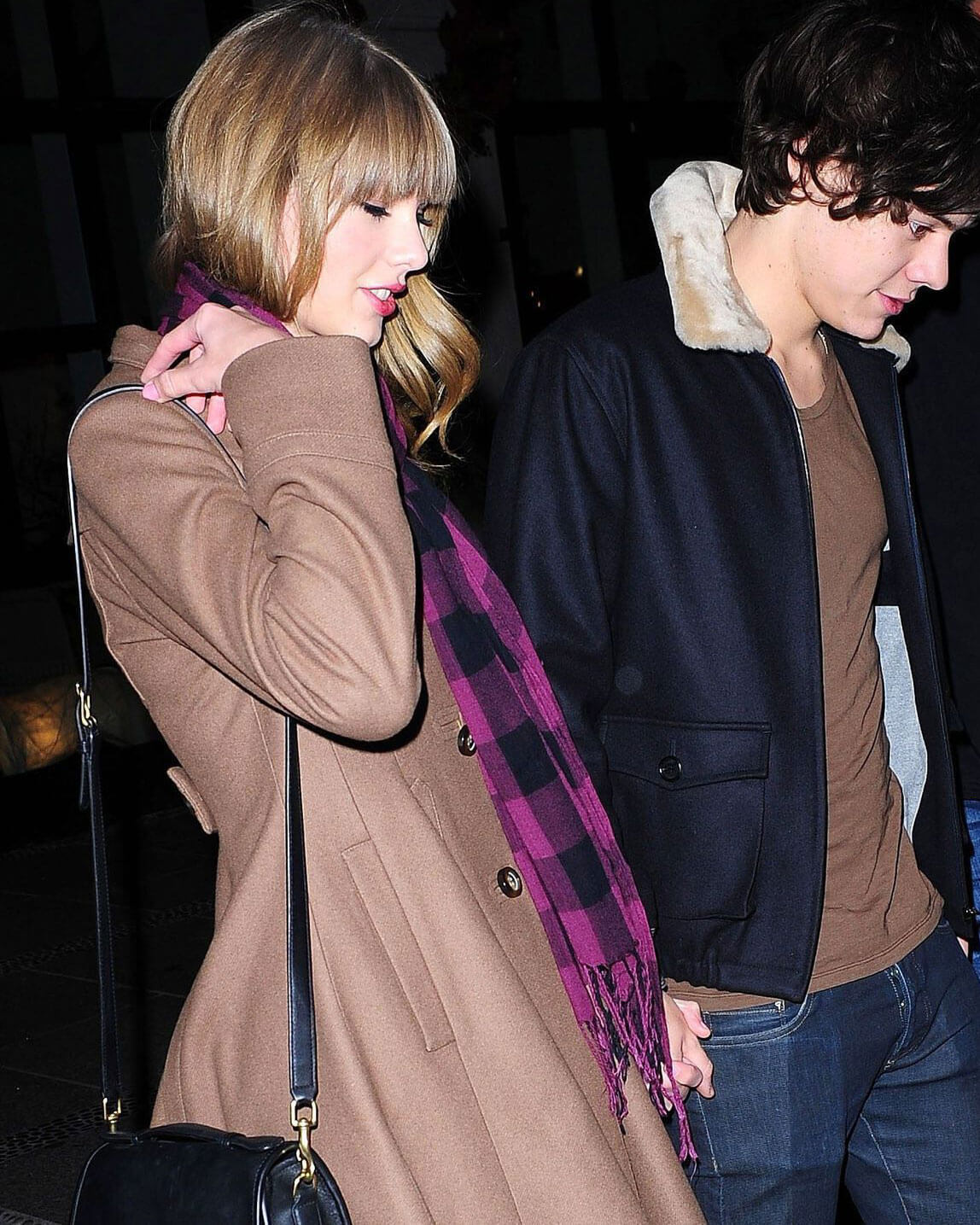 Taylor Swift Brown Frock Coat — collar detail | Majestic Leather UK
