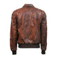 Men's Flying Tigers Bomber Jacket — back view | Majestic Leather UK