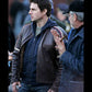 War of the Worlds Tom Cruise Leather Jacket — side profile | Majestic Leather UK