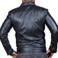 Men's New Black Genuine Lambskin Leather Trucker Jacket – Classic Casual Zip-Up Leather Coat Majestic Leather