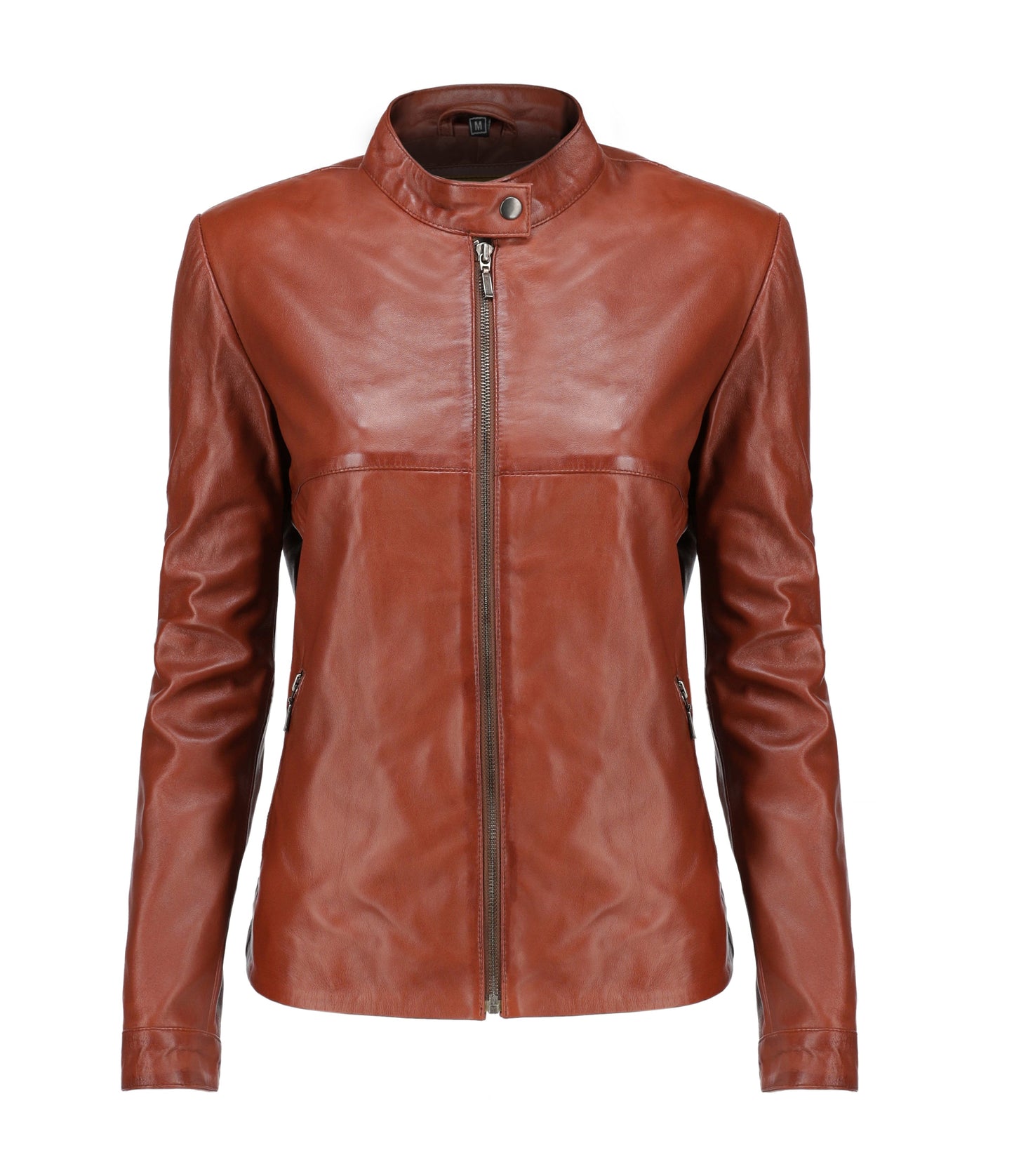 Woman Real Leather Classic Jacket Soft Lambskin | Majestic Leather — sleeve detail | Majestic Leather UK