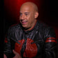 Vin Diesel Bloodshot Leather Jacket | Majestic Leather — front view | Majestic Leather UK