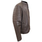 Vin Diesel I am Groot Jacket | Majestic Leather — collar detail | Majestic Leather UK