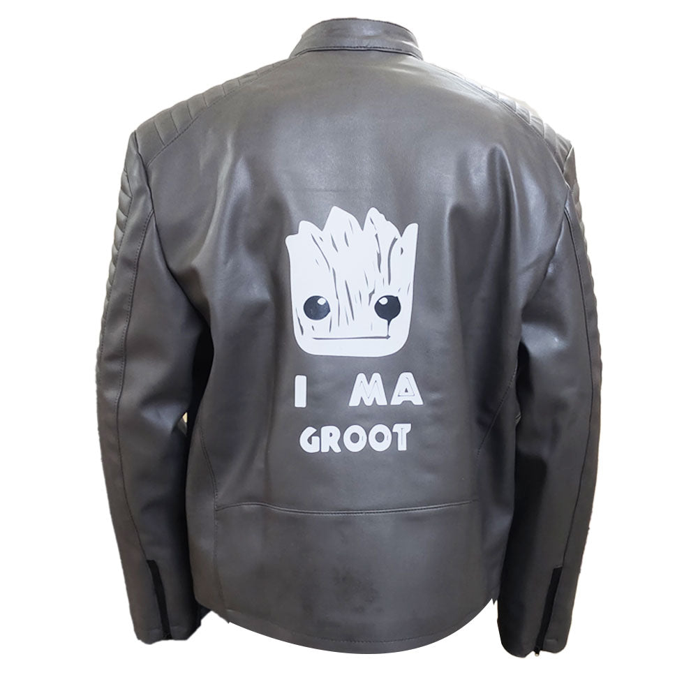 Vin Diesel I am Groot Jacket | Majestic Leather — back view | Majestic Leather UK