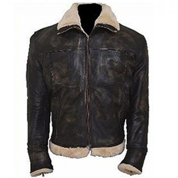 Vin Diesel Triple X Leather Fur Jacket | Majestic Leather — back view | Majestic Leather UK