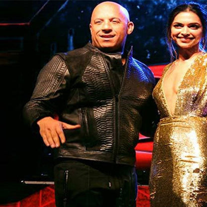 Vin Diesel xXx 3 Movie Premiere Jacket | Majestic Leather — back view | Majestic Leather UK