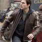 War of the Worlds Tom Cruise Leather Jacket — front view | Majestic Leather UK