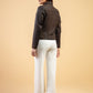 Woman Real Brown Snuff Lambskin Leather Jacket | Majestic Leather — product detail | Majestic Leather UK