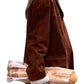 Women's Brown Suede Leather Blazer – Vintage Western Style Genuine Suede Jacket
