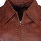 Wolverine Logan Brown Leather Jacket | Majestic Leather — product detail | Majestic Leather UK
