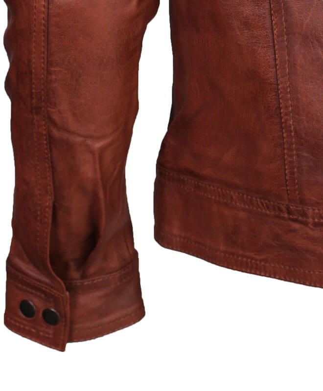 Wolverine Logan Brown Leather Jacket | Majestic Leather — product detail | Majestic Leather UK