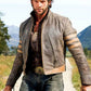 X-Men Origins: Wolverine Hugh Jackman Leather Jacket | Majestic Leather — front view | Majestic Leather UK