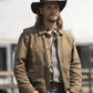 Yellowstone Kayce Dutton Trucker Jacket | Majestic Leather — front view | Majestic Leather UK