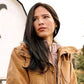 Yellowstone Monica Brown Hooded Jacket | Majestic Leather — interior lining | Majestic Leather UK