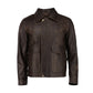 Indiana Jones Distressed Brown Cow Hide Leather Jacket | Majestic Leather — interior lining | Majestic Leather UK