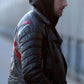 Women Biker - Blue Valentine Ryan Gosling Cropped Jacket — side profile | Majestic Leather UK