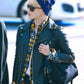 Women Biker - Jimin Airport Fashion Black Biker Leather Jacket — interior lining | Majestic Leather UK