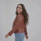 Women's New Real Lambskin Camel Brown Biker | Majestic Leather