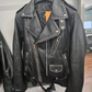 Women Biker - Blackpink Rose Apt Biker Leather Jacket — back view | Majestic Leather UK