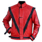 Men's Michael Jackson New Movie Thriller Red Biker | Majestic Leather Majestic Leather