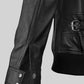 Men's Dwayne Johnson Black Leather Biker Jacket – | Majestic Leather Majestic Leather