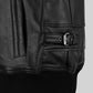 Men's Dwayne Johnson Black Leather Biker Jacket – | Majestic Leather Majestic Leather