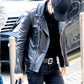 Women Biker - BTS Suga Black Biker Leather Jacket — interior lining | Majestic Leather UK