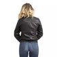 Women Genuine Leather Bomber Jacket