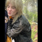 Women Biker - Natalie Yellowjackets Black Leather Jacket — product detail | Majestic Leather UK