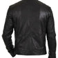 Herren Biker Jage schwarz Lederjacke