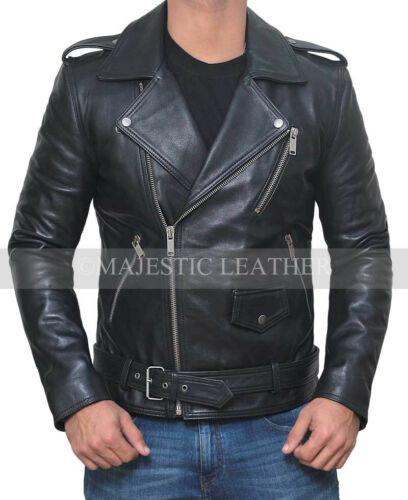 Riverdale Southside Schlangen Gang Herren Schwarz Echt Biker-Lederjacke