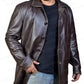 Supernatural Dean Winchester Brown Rub Buff distressed Cow Hide Leather Jacket