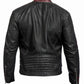 MASS EFFECT 3 - N7 COMMANDER SHEPARD STILVOLLE MOTORRAD-LEDERJACKE