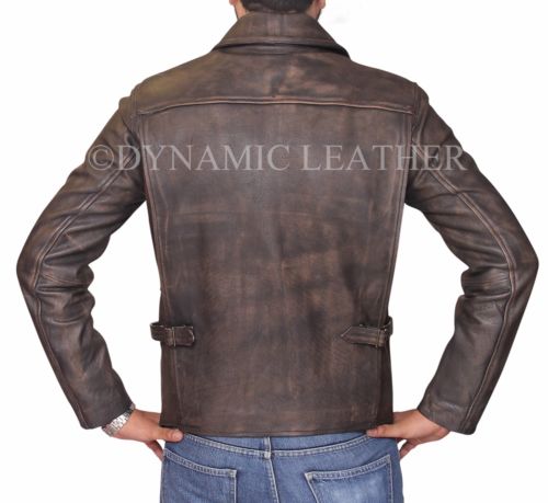 Indiana Jones DISTRESSED BRAUN ECHT Kuhhaut Skin Lederjacke