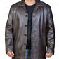 Supernatural Dean Winchester Brown Rub Buff distressed Cow Hide Leather Jacket