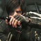LEON KENNEDY RESIDENT EVIL VENDETTA Cuero Negro chaqueta-bnwt