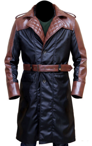 Jacob Frye Assassin's Creed Syndicate CUIR POUR HOMMES Trench-coat/déguisement