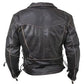 Herren Terminator Arnold Brando Schwarz Distressed STYLISCH