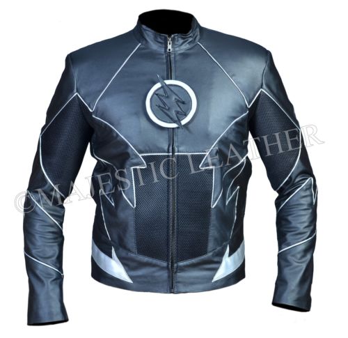 Teddy Sears Hunter Zolomon Flash Zoom Costume Leather Jacket - BNWT
