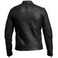 Hommes Motard Vintage Antique Noir Café Racer Moto Authentique Agneau Veste Cuir