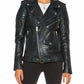 Women Leather Jacket Black Slim Fit Biker Motorcycle lambskin-All Sizes