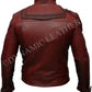 Guardians of the Galaxy Vol. 2 Star Lord Chris Pratt Maroon Leather Jacket