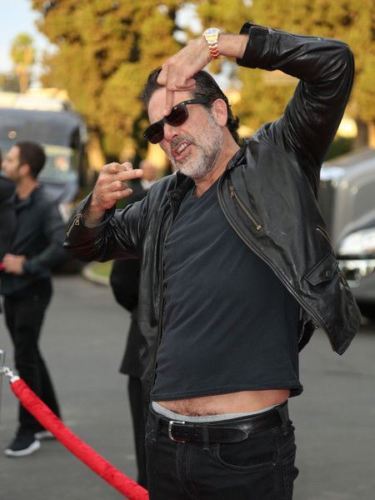 The Walking Dead, Negan , Jeffrey Dekan Morgan, schwarz, Lederjacke